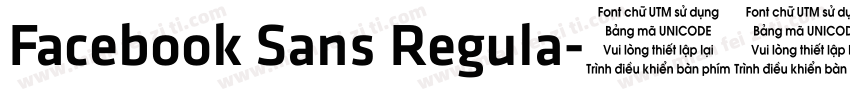 Facebook Sans Regula字体转换